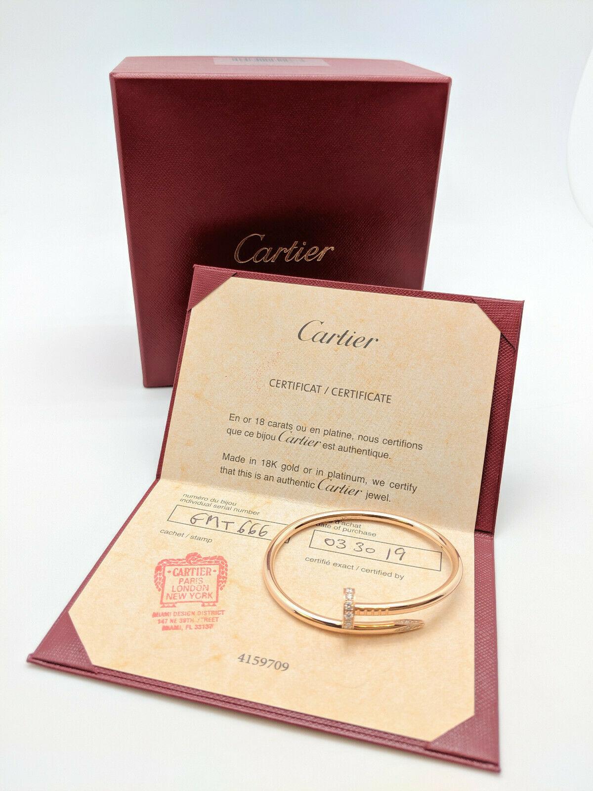 cartier nail bracelet box