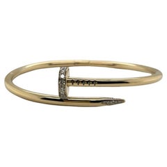 Cartier Juste Un Clou Nail Bracelet Yellow Gold size 17