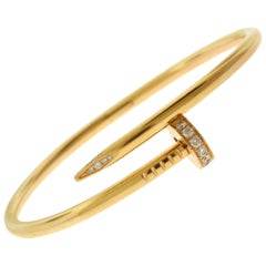 Cartier Juste un Clou “Nail” in 18 Karat Rose Gold, Diamonds Bracelet