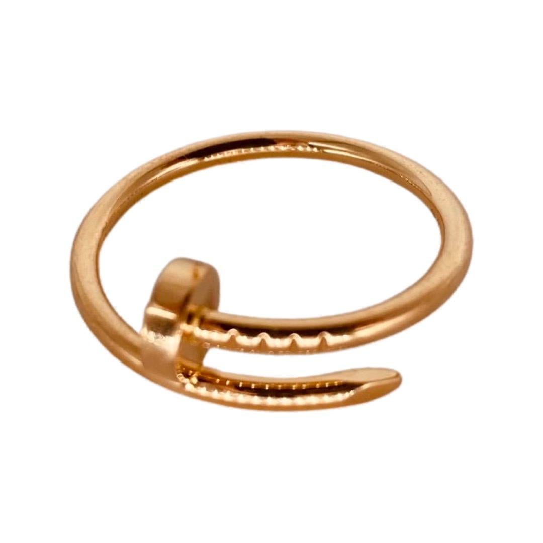 Cartier Juste un Clou Nail Ring Rose Gold In Excellent Condition In Miami, FL