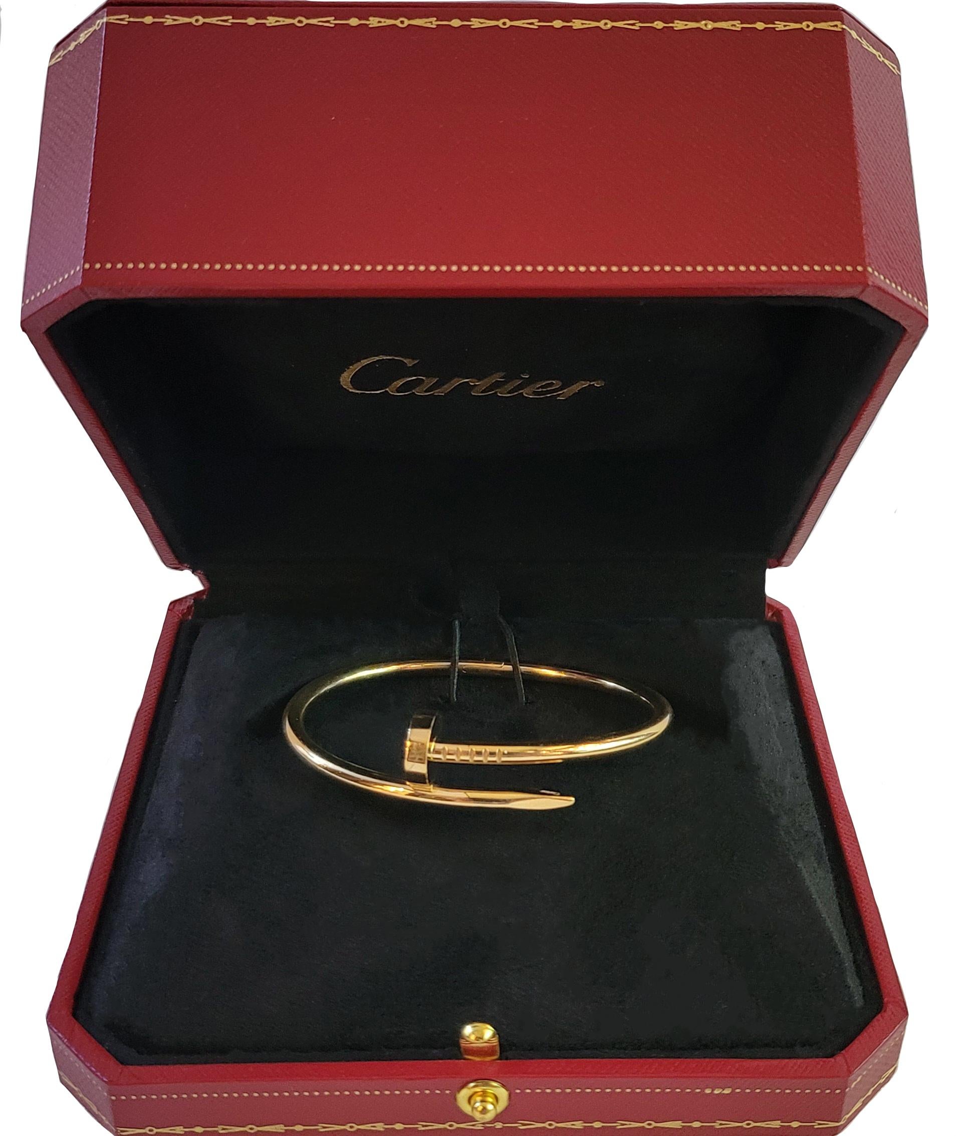 Cartier Juste Un Clou Nail Yellow Gold Bracelet For Sale 1