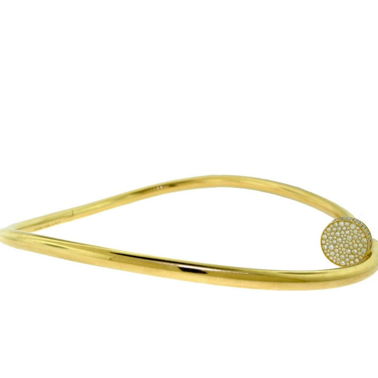 Cartier Juste un Clou Nail Yellow Gold Diamond Necklace, Large Model ...