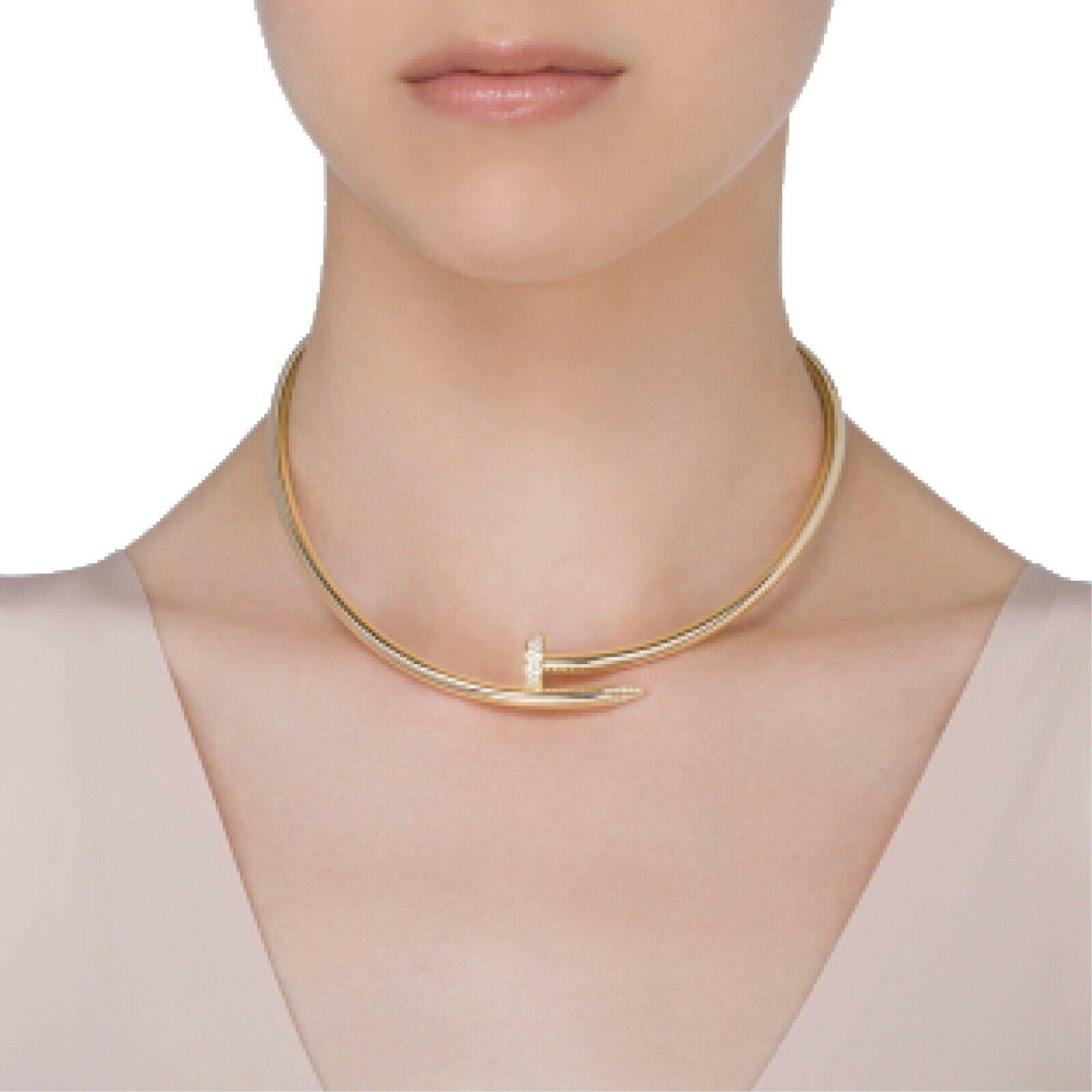 nail necklace cartier