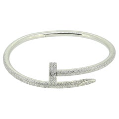 Cartier Juste un Clou Pavé Diamond Bracelet Size 15