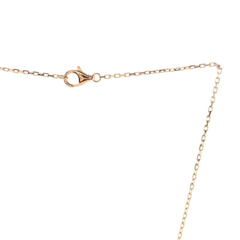 Cartier Juste Un Clou Pendant Necklace 18K Rose Gold and Diamonds In Good Condition In New York, NY