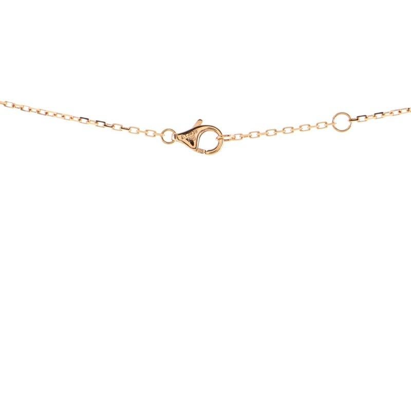 Women's or Men's Cartier Juste Un Clou Pendant Necklace 18K Rose Gold and Diamonds