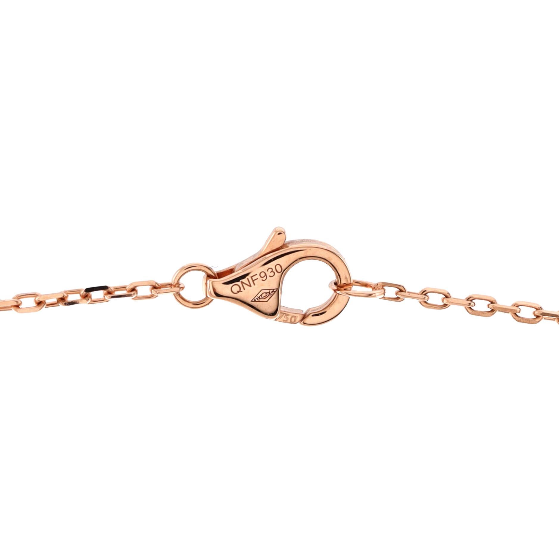 Cartier Juste Un Clou Pendant Necklace 18k Rose Gold and Pave Diamonds In Good Condition In New York, NY
