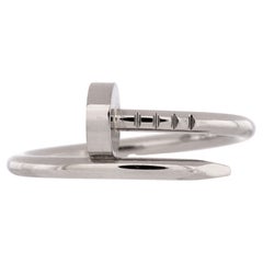 Cartier Juste Un Clou Ring 18k White Gold Small