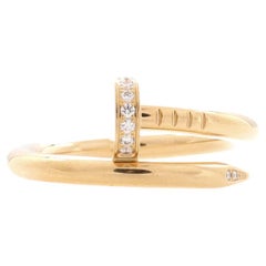 Cartier Juste Un Clou Ring 18k Yellow Gold and Diamonds