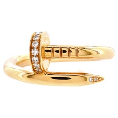 Cartier Juste Un Clou Ring 18k Yellow Gold and Diamonds