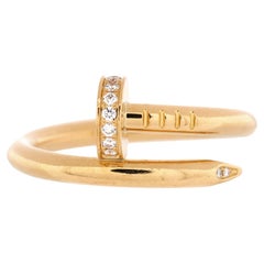 Cartier Juste Un Clou Ring 18k Yellow Gold and Diamonds