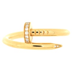 Cartier Juste un Clou Ring 18K Yellow Gold and Diamonds