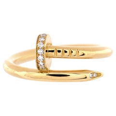 Cartier Juste un Clou Ring 18K Yellow Gold and Diamonds