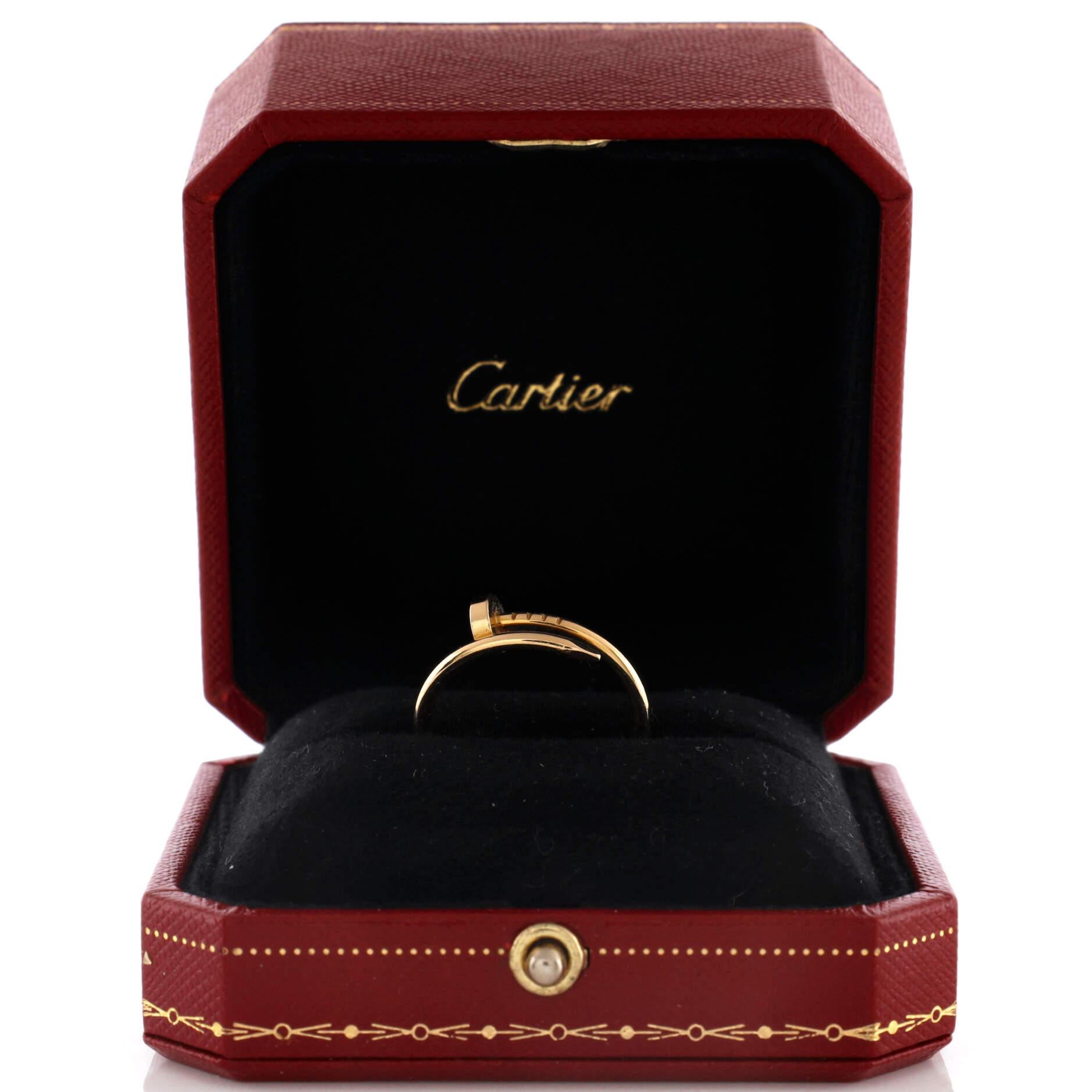 Condition: Great. Minor wear throughout.
Accessories: No Accessories
Measurements: Size: 8.75 - 59, Width: 1.80 mm
Designer: Cartier
Model: Juste un Clou Ring 18K Yellow Gold Small
Exterior Color: Yellow Gold
Item Number: 212076/1