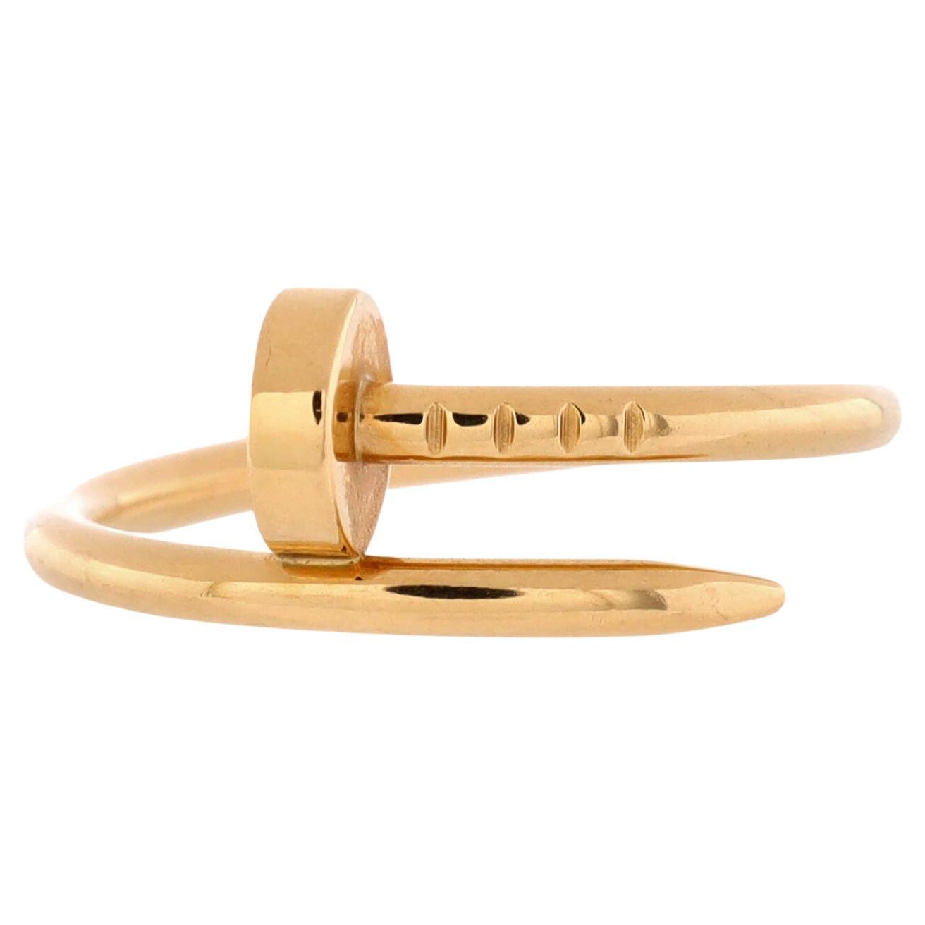 Cartier Juste Un Clou Ring 18k Yellow Gold Small