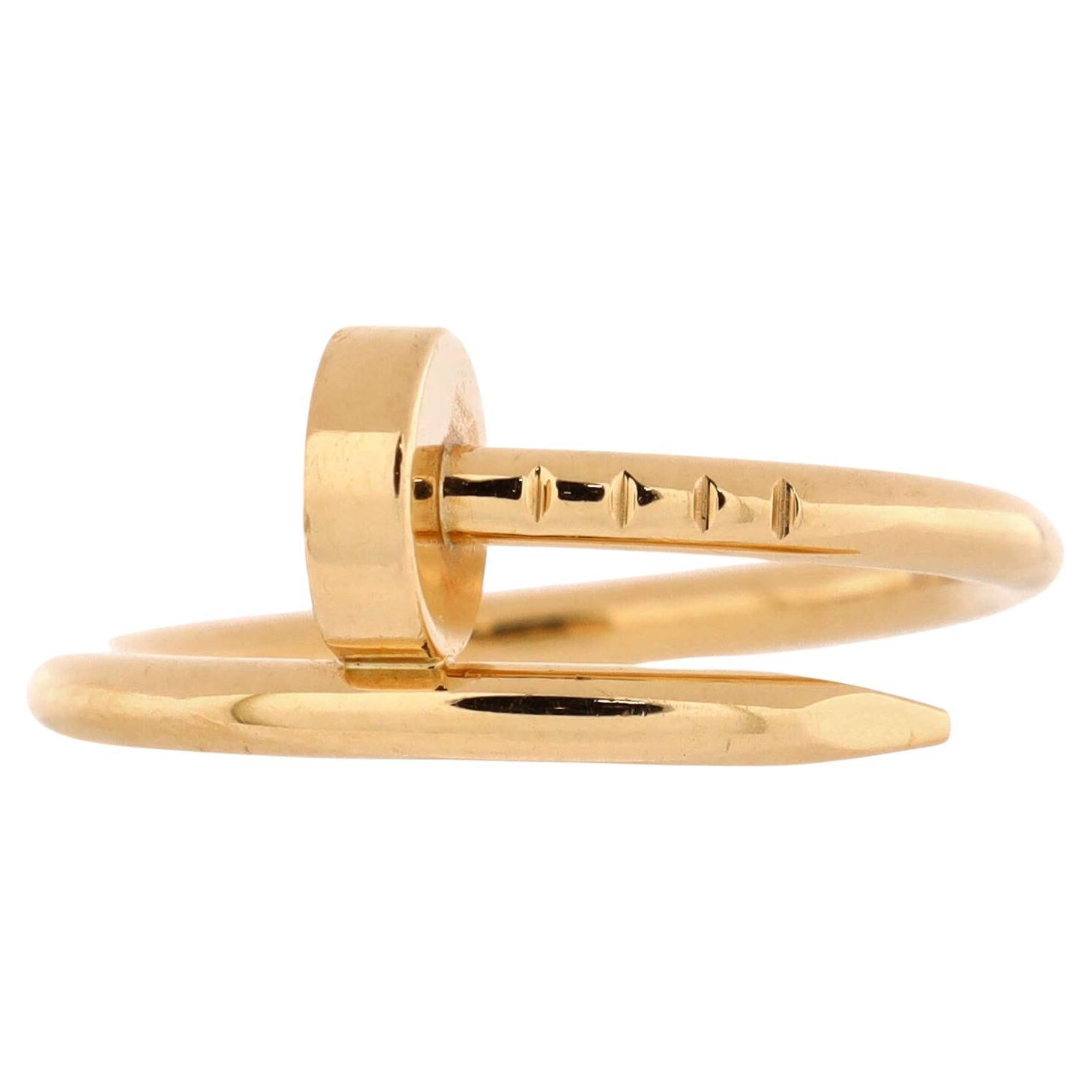 Cartier Juste Un Clou Ring 18k Yellow Gold Small at 1stDibs | juste un clou  ring, small model, cartier juste un clou ring, small, cartier small juste  un clou ring