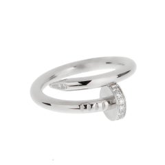 Cartier Juste un Clou Ring, klassisches Model - 18K Weißgold & Diamanten