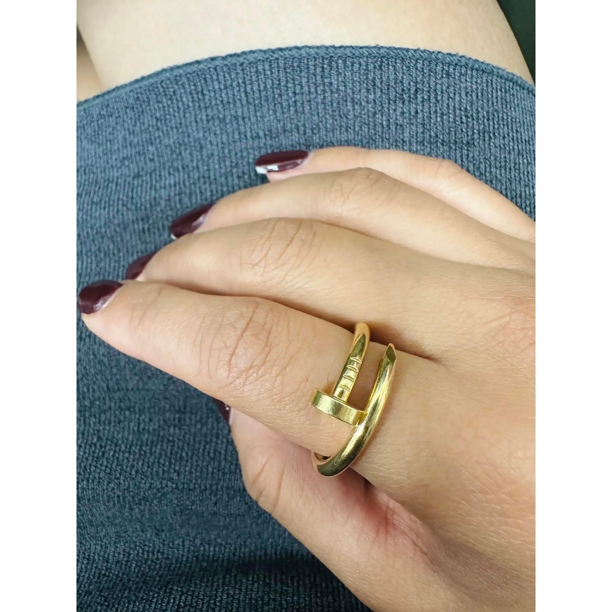 Cartier Juste Un Clou Ring Classic Model 18K Yellow Gold Size 62 US 10 im Angebot 1