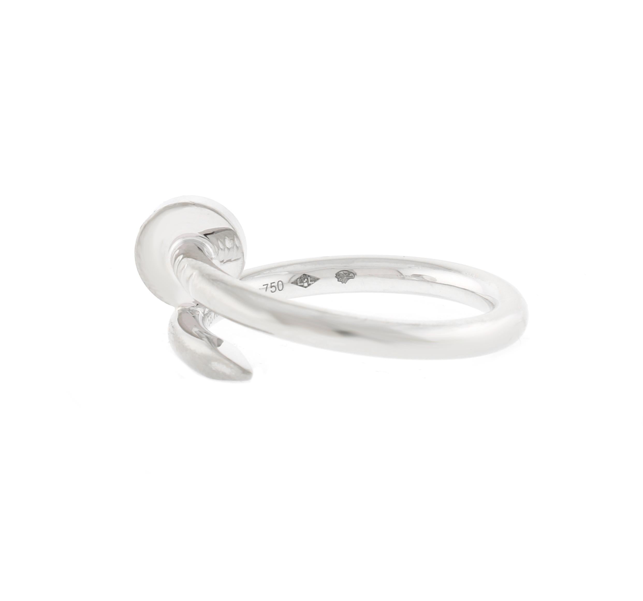 cartier nail ring silver