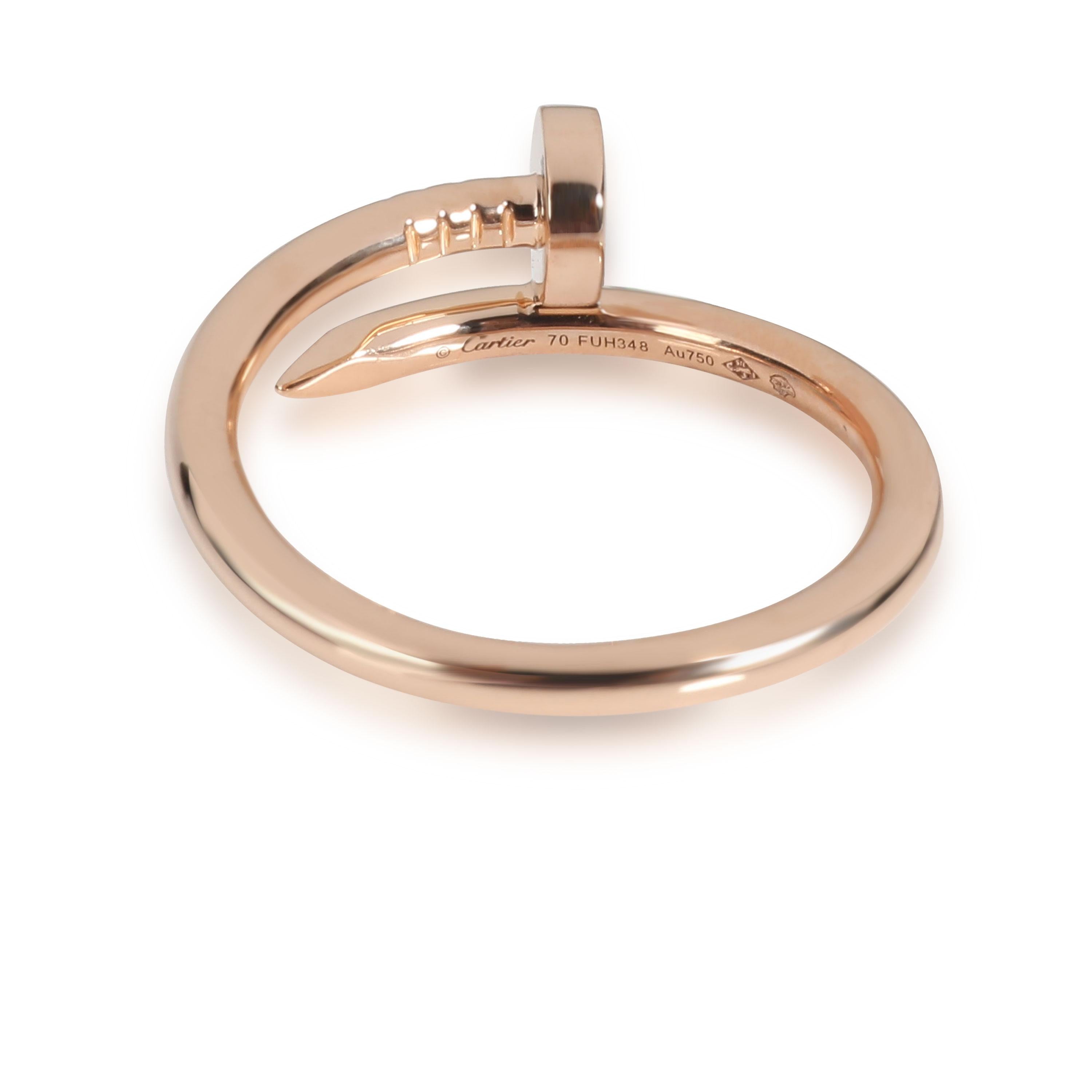 Women's or Men's Cartier Juste un Clou Ring in 18k Pink Gold