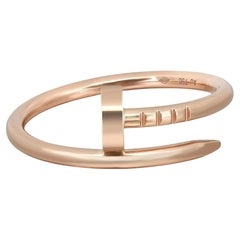 Cartier Juste Un Clou Ring Small Model 18K Rose Gold Size 55