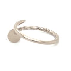Cartier Juste Un Clou Ring Small Model White Gold Size 54