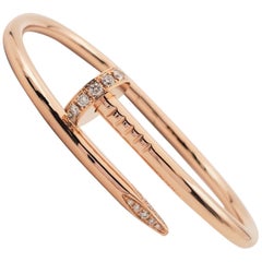 Cartier 'Juste un Clou' Armband aus Roségold und Diamanten