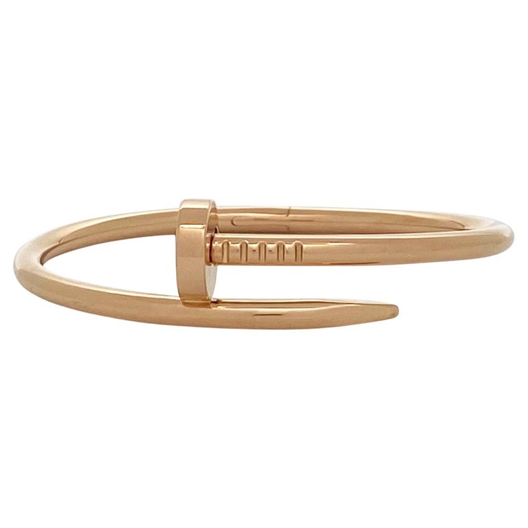 Cartier Juste un Clou Rose Gold Bracelet, Classic Model For Sale at 1stDibs
