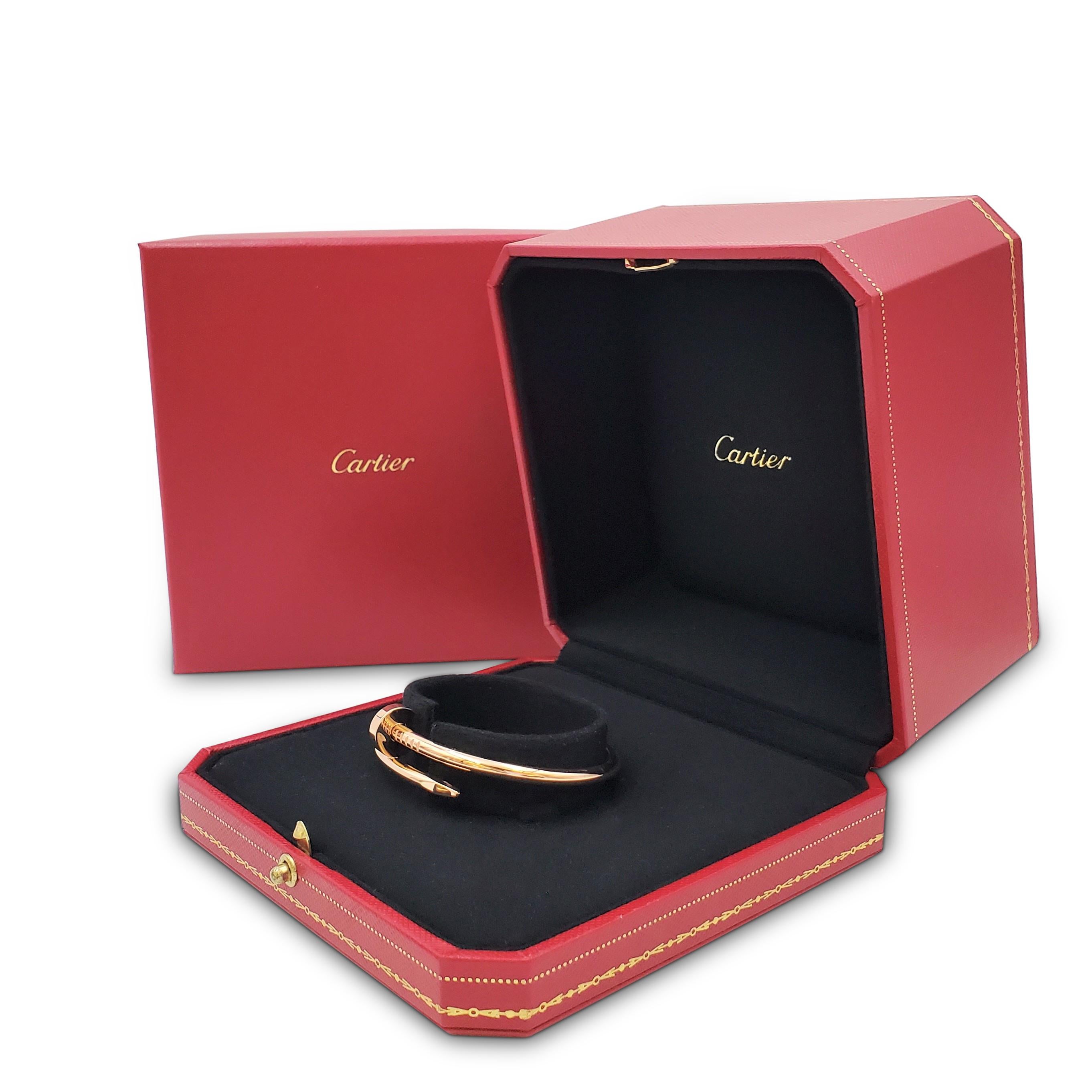 Cartier 'Juste un Clou' Rose Gold Bracelet 2