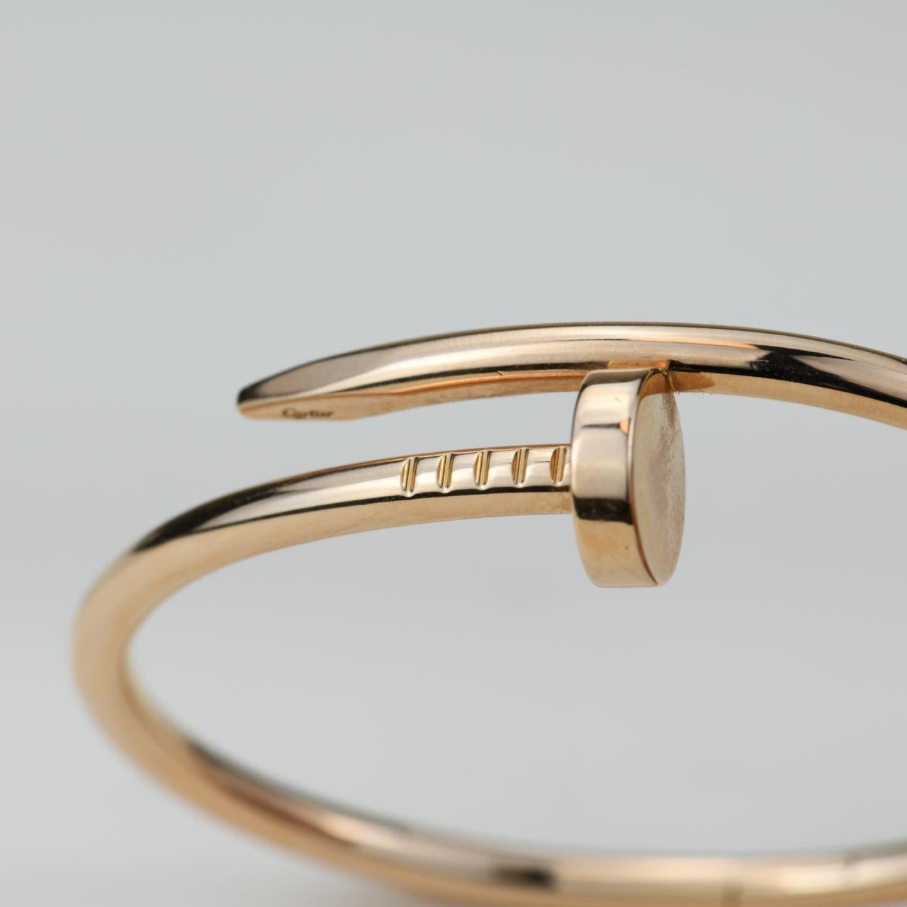 Cartier Juste Un Clou Rose Gold Bracelet Size 16 3