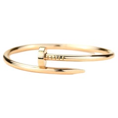 Used Cartier Juste Un Clou Rose Gold Bracelet Size 16