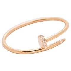 Cartier 'Juste Un Clou' Rose Gold Diamond Bracelet