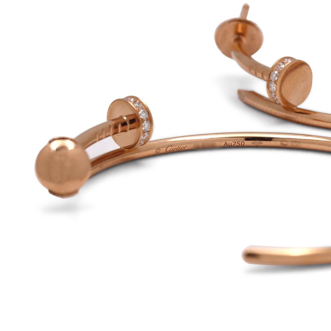 nail earrings cartier