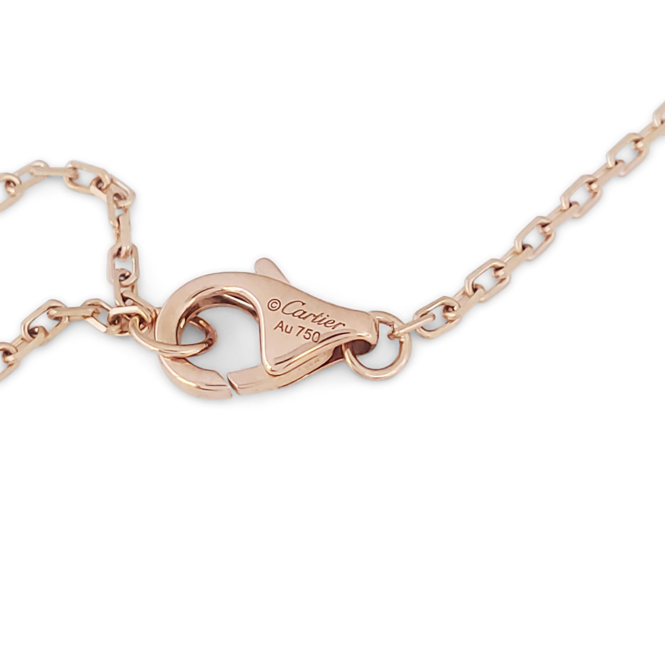 Women's or Men's Cartier Juste un Clou Rose Gold Diamond Pendant Necklace