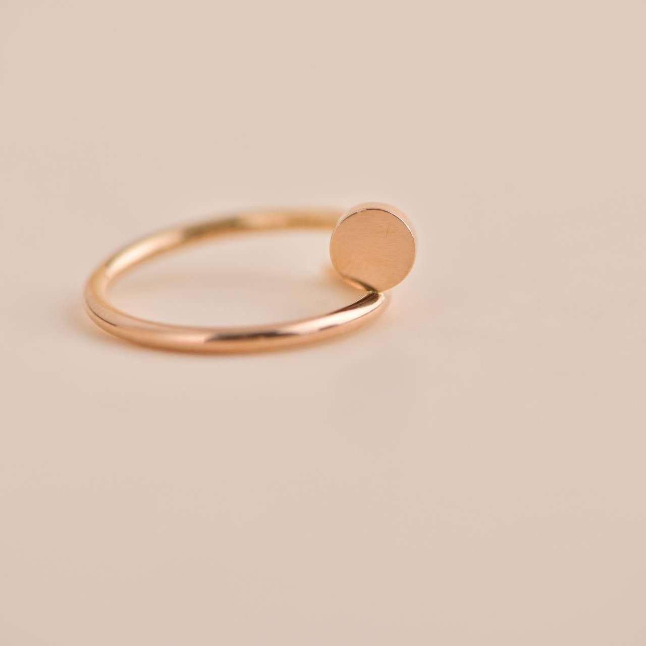 Cartier Juste un Clou Rose Gold Ring Small Model Size 54 2