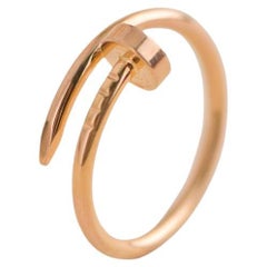 Cartier Juste Un Clou Rose Gold Ring Small Model Size 54