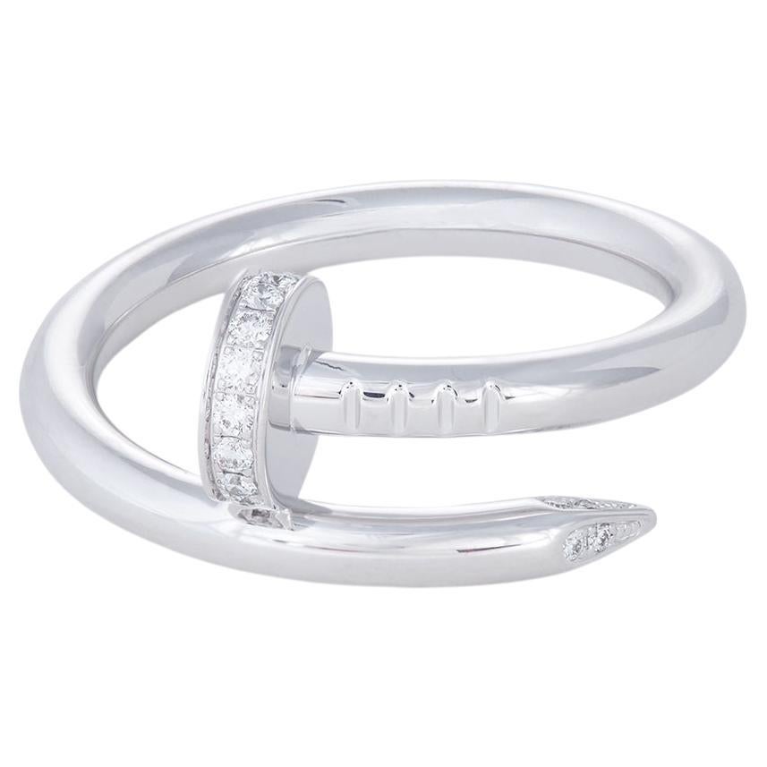 Cartier Juste un Clou Rose White and Diamond Ring