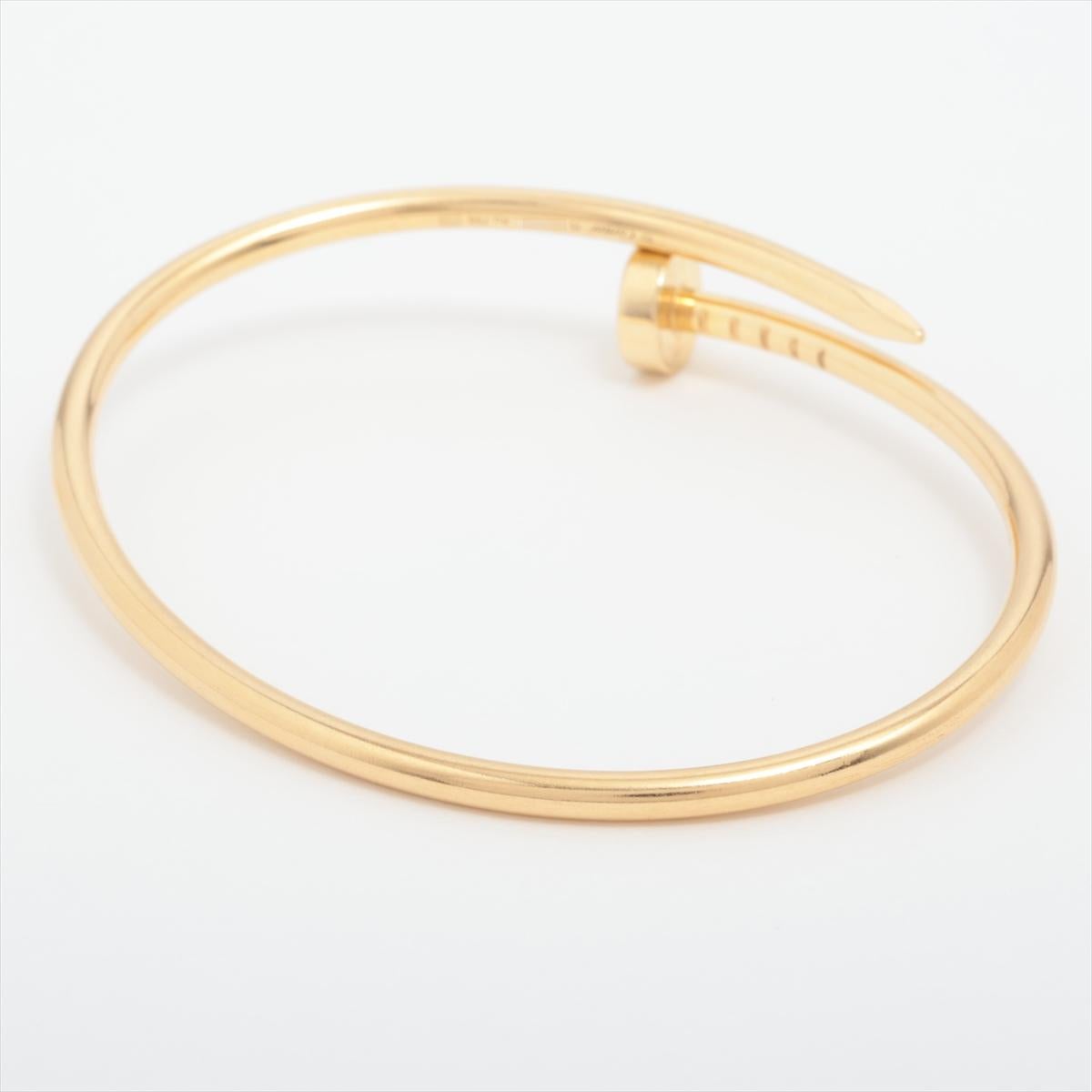 Cartier Juste un Clou SM Bracelet 750YG In Excellent Condition For Sale In Oyster Bay, NY