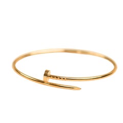 Cartier Juste un Clou Kleines Modell 18K Gelbgold-Armband Größe 19