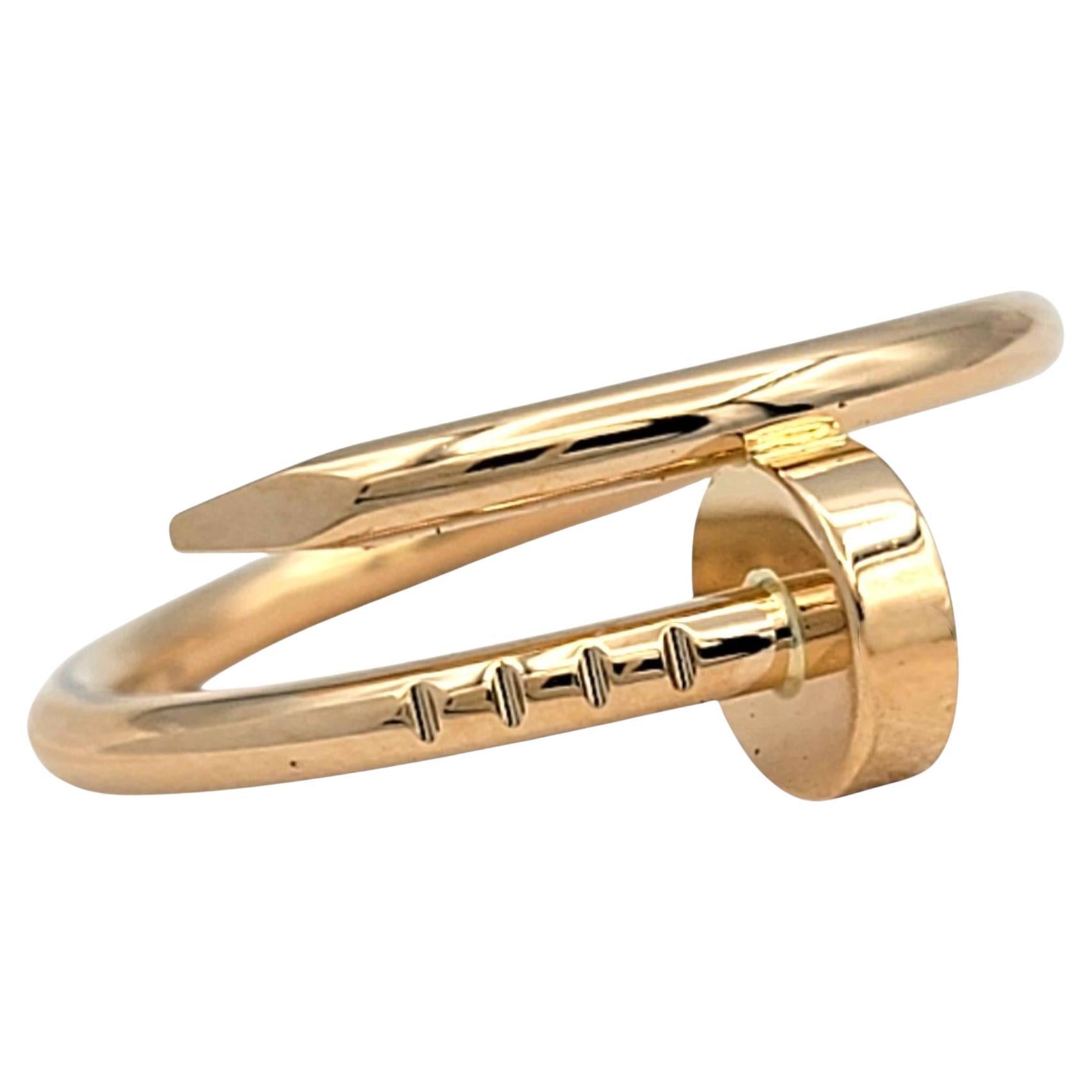 Cartier Juste un Clou Bague à petit modèle en or rose 18 carats, taille 50