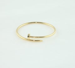 Cartier Juste Un Clou Small Model Bracelet 18K Yellow Gold 14CM