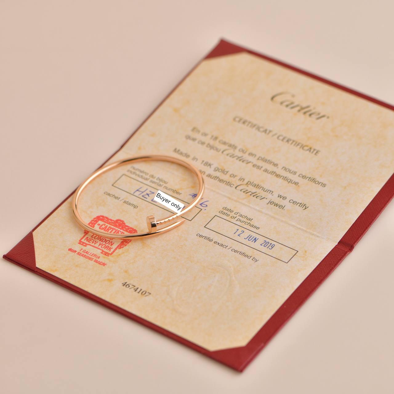 small cartier nail bracelet