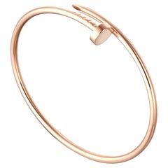 Cartier, petit bracelet modèle Juste un Clou en or rose, taille 16