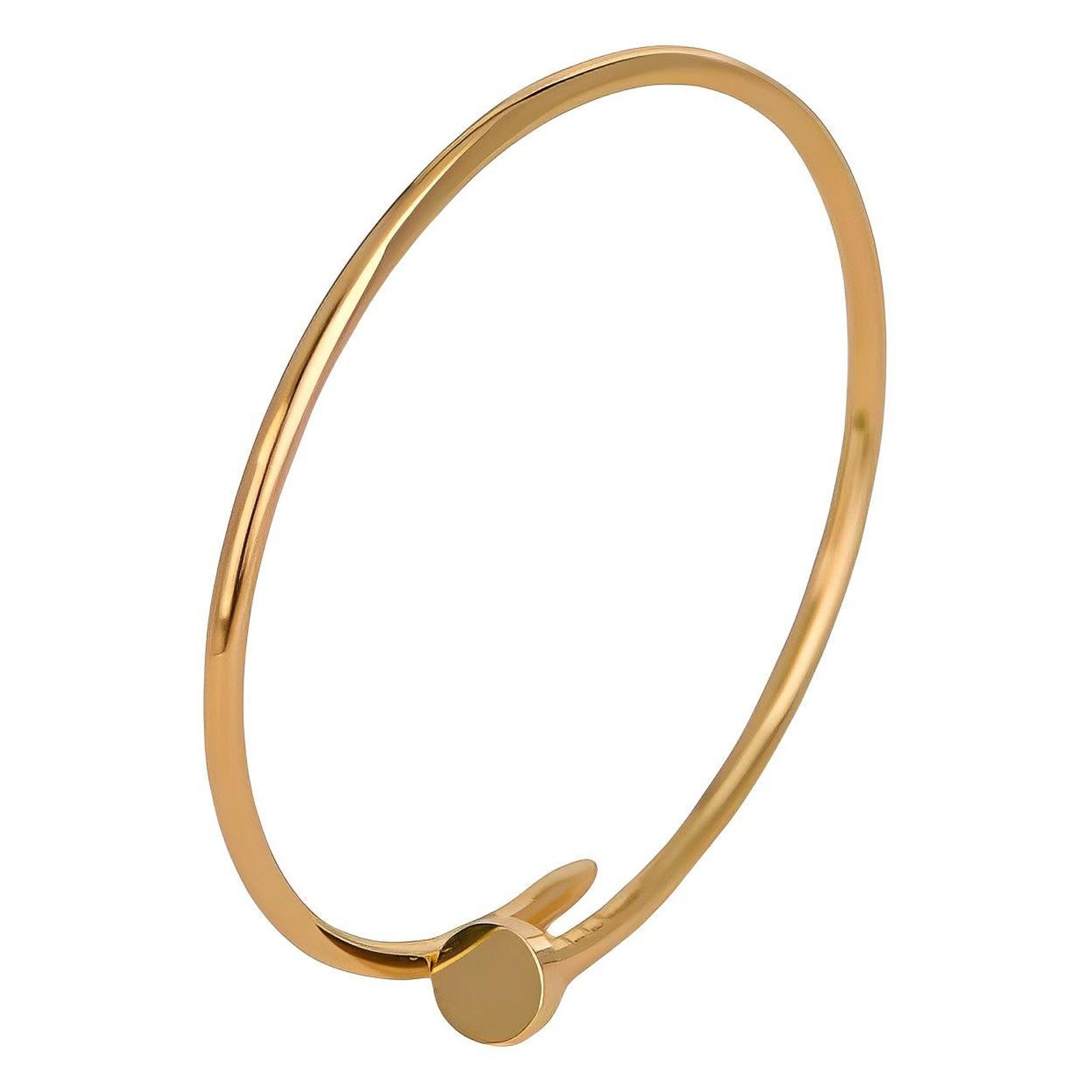 Cartier Juste un Clou Small Model Bracelet Yellow Gold Size 17