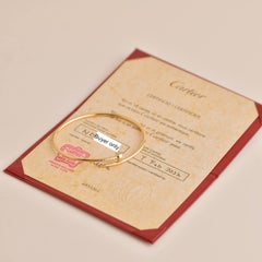 Cartier Juste un Clou Small Model Bracelet Yellow Gold Size 18