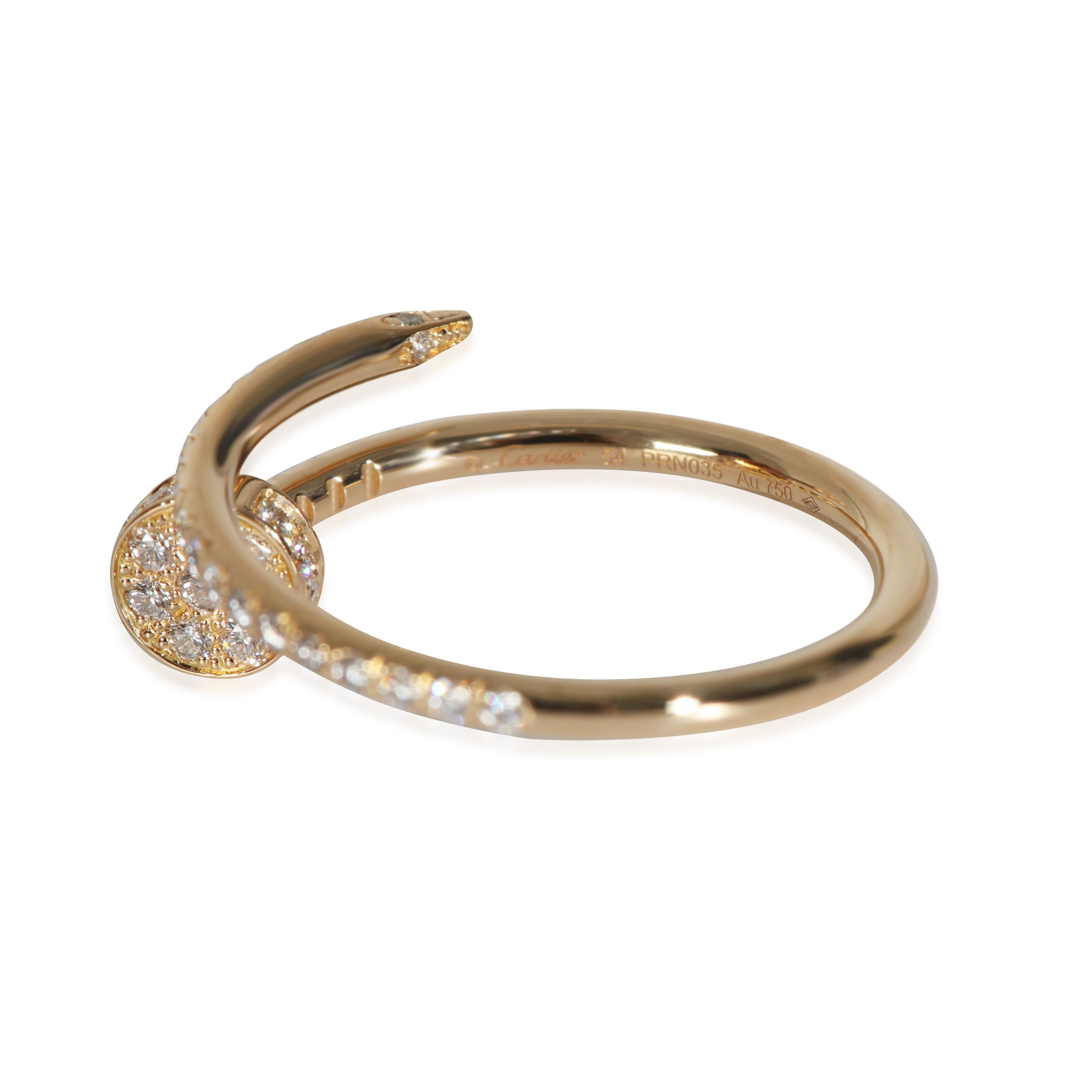 Cartier Juste Un Clou, Petit Modèle, Diamants (Or Jaune) Pour femmes en vente