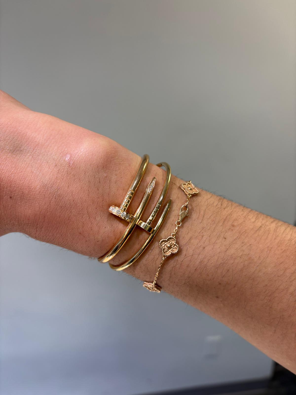 Cartier Juste Un Clou Modello Sottile in Oro Giallo in vendita 2