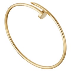 Cartier Juste Un Clou dünnes Nagelarmband, 18 Karat Gelbgold