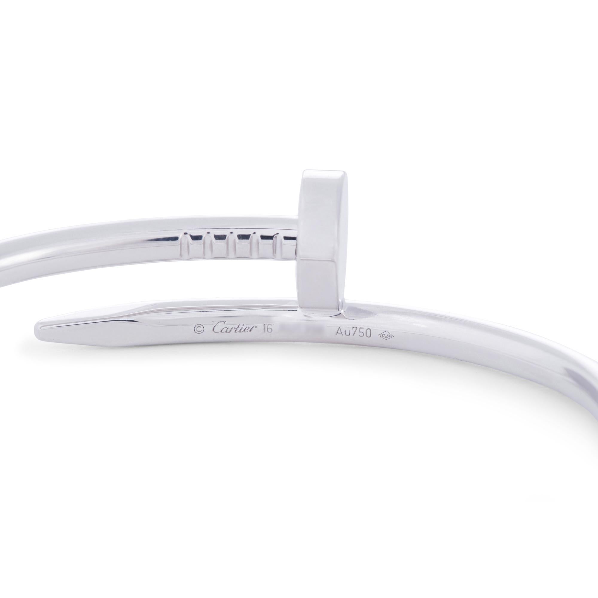 juste un clou bracelet white gold