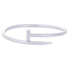 Used Cartier 'Juste un Clou' White Gold Bracelet